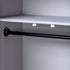 Maison Madeleine -  3Door Wardrobe Grey 118x50x171.5 cm Pine Panama Range